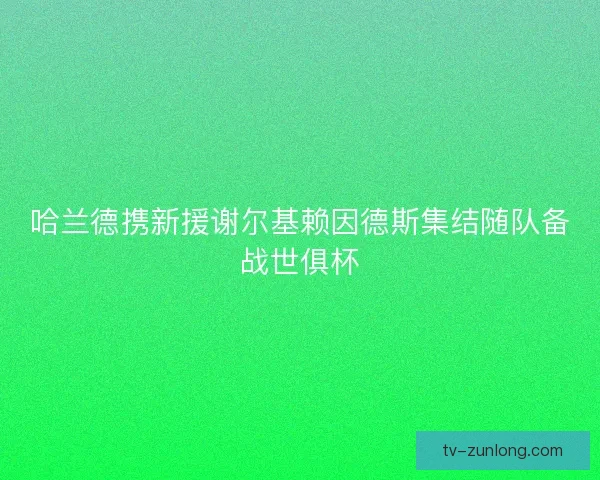 哈兰德携新援谢尔基赖因德斯集结随队备战世俱杯